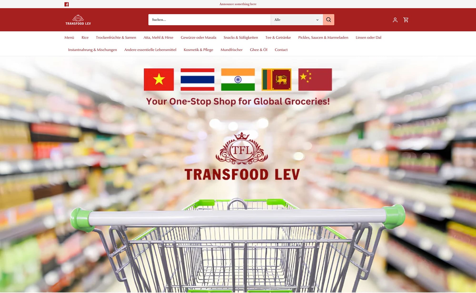 TRANS FOOD LEV | ECサイト
